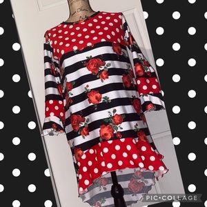 Custom high low tunic